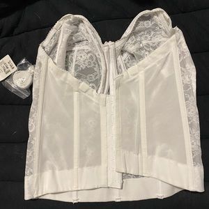 40G White boustier bra